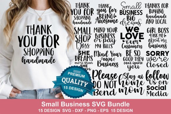 15 Small Business SVG Bundle