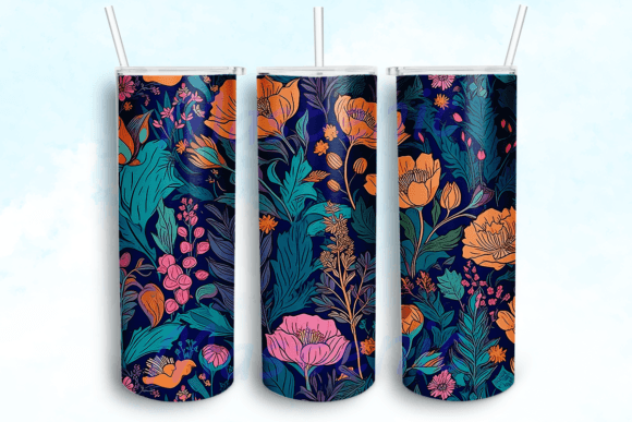 Boho Floral Sublimation Design PNG