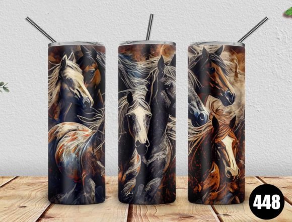 Horse 20oz Skinny Tumbler