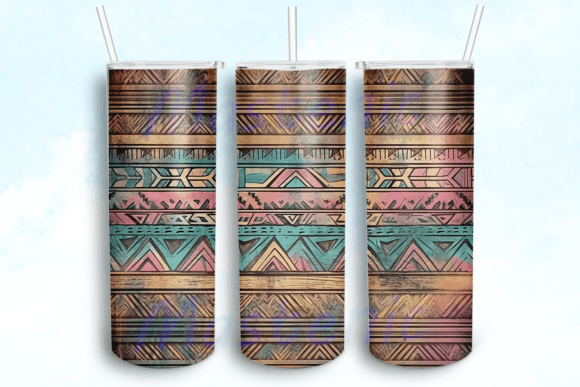 Rustic Aztec 20oz Skinny Tumbler