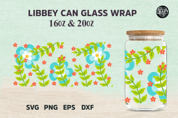 Spring Flower Glas Wrap