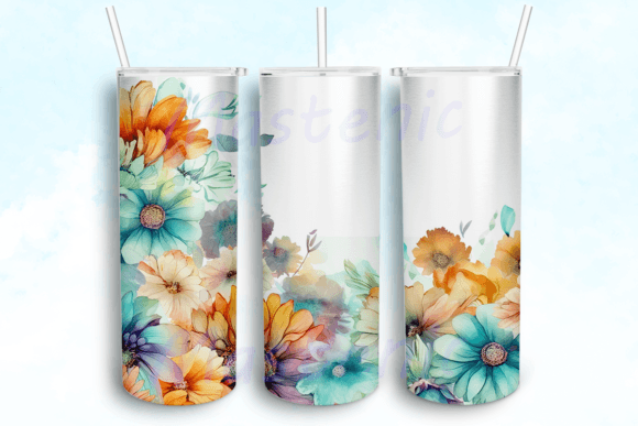 Spring Flowers 20oz Tumbler Wrap