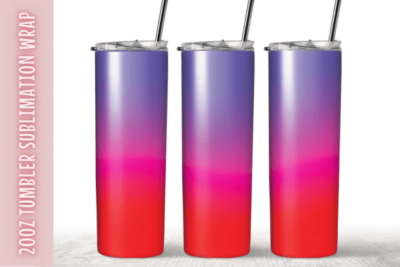 Sunset Ombre 20oz Tumbler Wrap