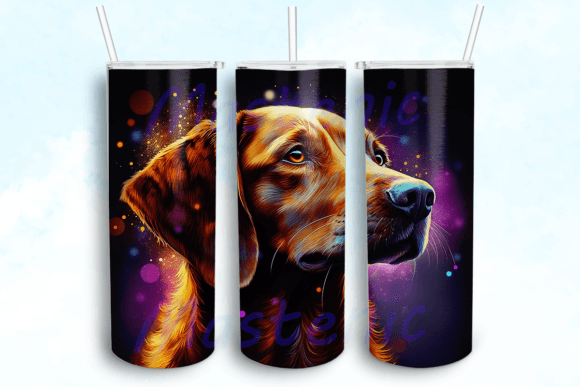 Vizsla Dog Tumbler Wrap PNG